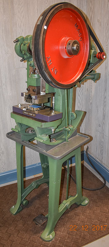 Artec Machine Systems MACO Inclinable Power Press Artec Machine Systems MACO Inclinable Power Press
