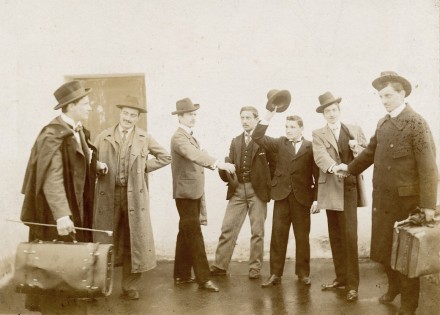 Micheal Amendola ‐ pictured far right departing for USA Micheal Amendola ‐ pictured far right departing for USA