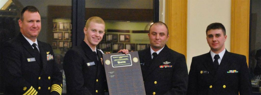 Artec Machine Systems presents the Perpetual Regimental Alumni Development Award to Maine Maritime Academy Speech