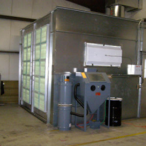 Artec Installs New Drive-In Paint and Bead Blasting Booth