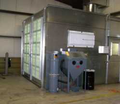 artec installs new drive in paint and bead blasting booth